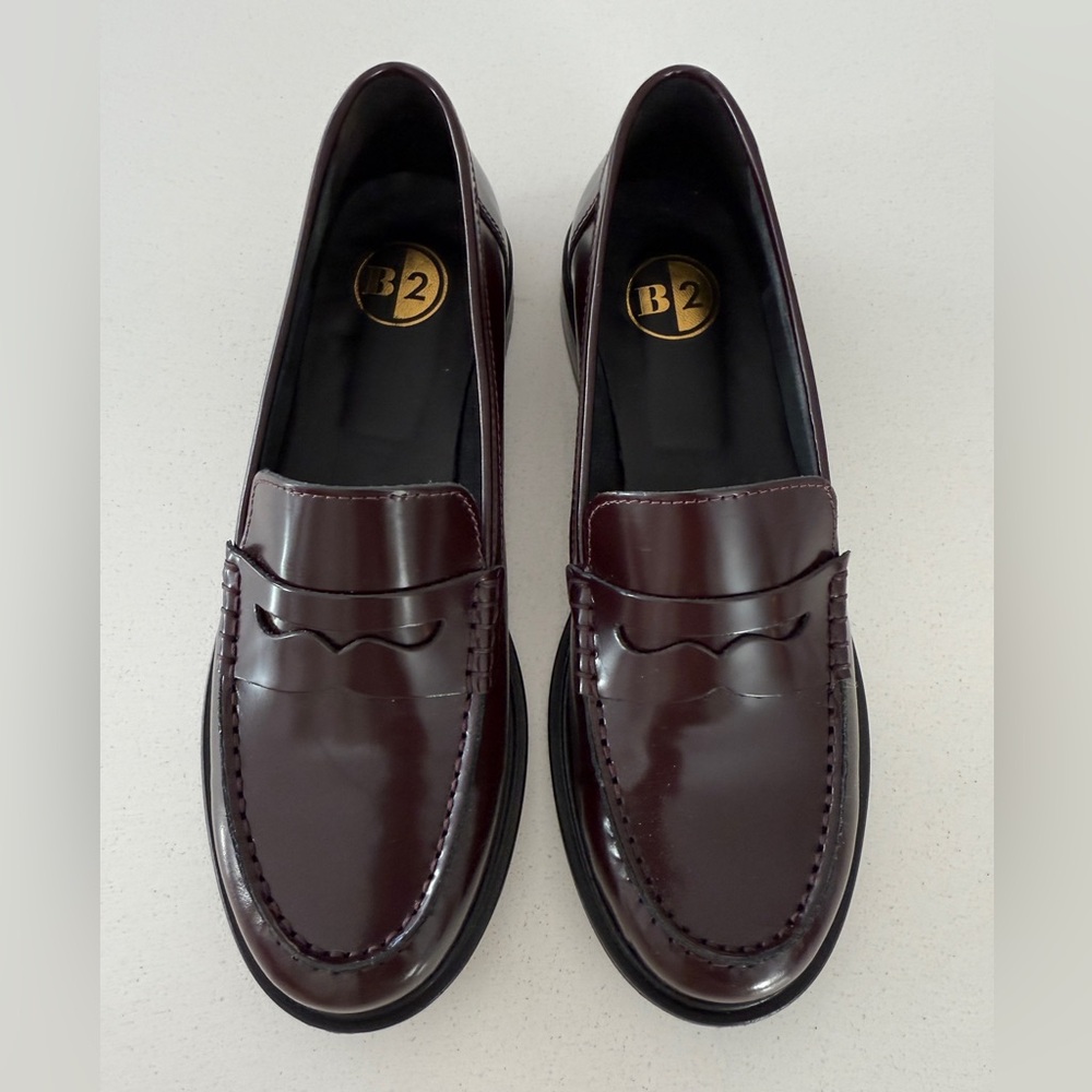 Browns Women's Burgundy Slip-On Loafers